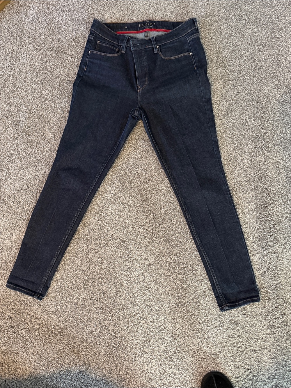 White House Black Market Women’s Dark Blue Skinny Jeans